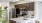View of kitchen with bar stools